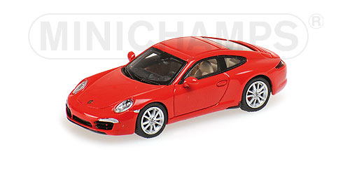 PORSCHE 911 (991) CARRERA S – 2011 – RED L.E. 500 pcs. 1:87 model