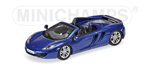 MCLAREN 12C – SPIDER – 2012 – BLUE METALLIC L.E. 200 pcs. 1:87 model
