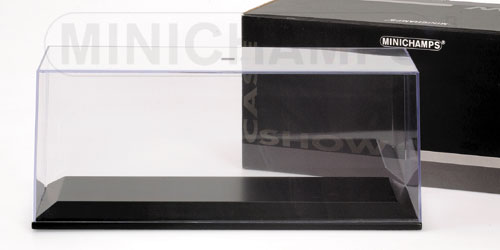 SHOWCASE SCALE 1:18 (WITH WOODEN BASE) – (35,5 x 15,4 x 14,5) 1:18 model