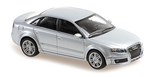 AUDI RS4 – 2004 – SILVER METALLIC 1:43 model