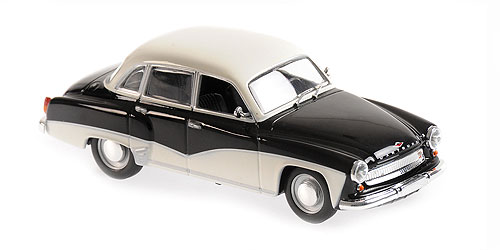 WARTBURG A 311 – 1958 – BLACK/WHITE 1:43 model
