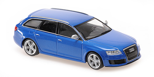 AUDI RS 6 AVANT – 2007 – BLUE METALLIC 1:43 model