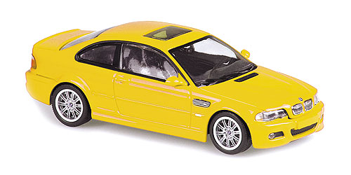 BMW M3 (E46) COUPE – 2001 – YELLOW 1:43 model