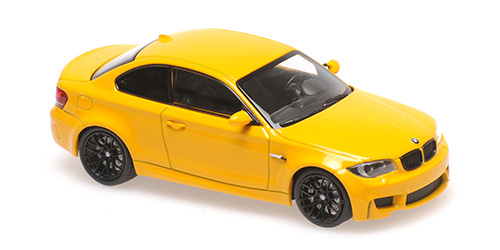 BMW 1ER M COUPE – 2011 – YELLOW 1:43 model