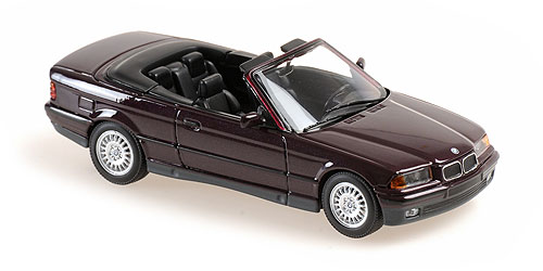 BMW 3-SERIES CABRIOLET – 1993 – PURPLE METALLIC 1:43 model