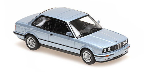 BMW 3-SERIES (E30) – 1989 – SILVERBLUE METALLIC 1:43 model