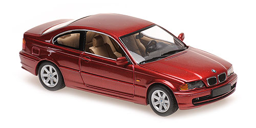 BMW 3ER COUPE (E46) – 1999 – RED METALLIC 1:43 model