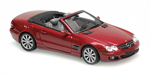 MERCEDES BENZ SL CLASS (R230) – 2001 – RED 1:43 model