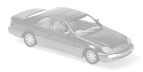 MERCEDES-BENZ 600SEC COUPE – 1992 – BLUE METALLIC 1:43 model