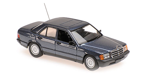 MERCEDES-BENZ 190E – 1984 – BLUE METALLIC 1:43 model