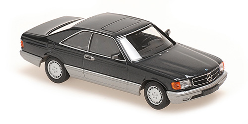 MERCEDES-BENZ 560 SEC (C126) – 1986 – BLACK METALLIC 1:43 model