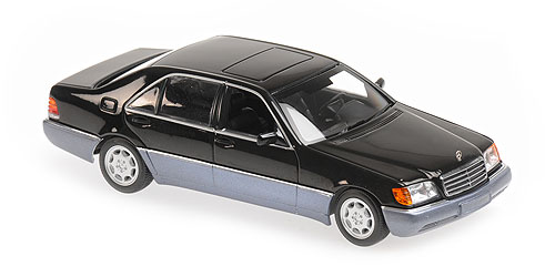 MERCEDES-BENZ 600 SEL (W140) – 1991 – BLACK METALLIC 1:43 model