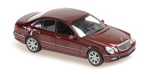 MERCEDES-BENZ E-CLASS (W211) – 2006 – DARK RED METALLIC 1:43 model