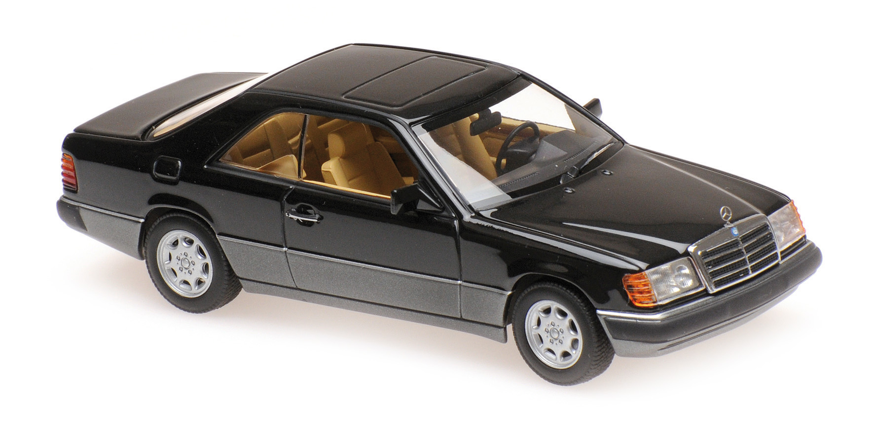 MERCEDES-BENZ 320CE (C 124) – 1991 – BLACK METALLIC 1:43 model