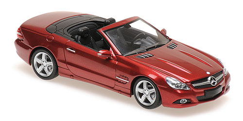 MERCEDES-BENZ SL-CLASS (R230) – 2008 – RED METALLIC 1:43 model