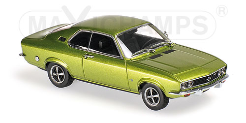 OPEL MANTA A – 1970 – GREEN METALLIC 1:43 model