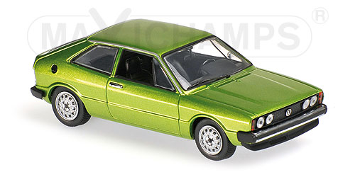 VOLKSWAGEN SCIROCCO – 1974 – GREEN METALLIC 1:43 model