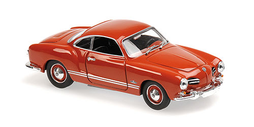 VOLKSWAGEN KARMANN GHIA COUPE – 1955 – RED 1:43 model