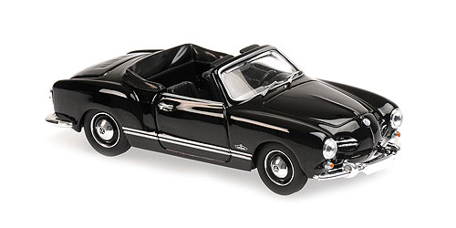 VOLKSWAGEN KARMANN GHIA CABRIOLET – 1955 – BLACK 1:43 model
