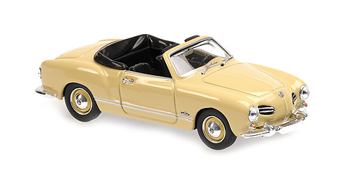 VOLKSWAGEN KARMANN GHIA CABRIOLET – 1955 – CREAM 1:43 model
