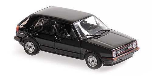 VOLKSWAGEN GOLF GTI 4-DOOR – 1986 – BLACK 1:43 model