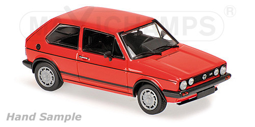 VOLKSWAGEN GOLF GTI – 1980 – RED 1:43 model