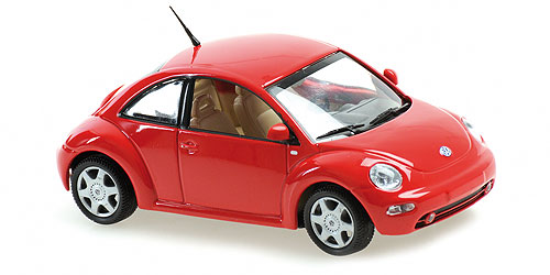 VOLKSWAGEN NEW BEETLE – 1998 – RED 1:43 model
