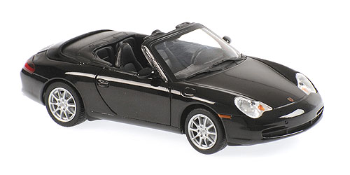 PORSCHE 911 CABRIOLET (996) – 2001 – BLACK METALLIC 1:43 model