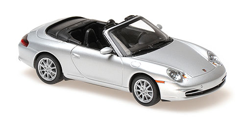 PORSCHE 911 CABRIOLET (996) – 2001 – SILVER 1:43 model