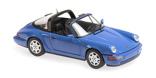 PORSCHE 911 TARGA (964) – 1991 – BLUE 1:43 model