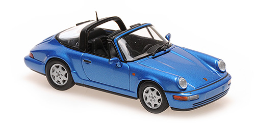 PORSCHE 911 TARGA (964) – 1991 – BLUE METALLIC 1:43 model