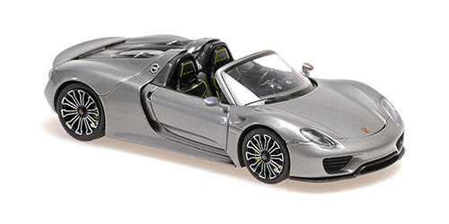 PORSCHE 918 SPYDER – 2013 – SILVER 1:43 model