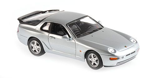 PORSCHE 968 CS – 1993 – SILVER METALLIC 1:43 model