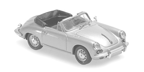PORSCHE 356 C CABRIOLET – 1965 – RED 1:43 model