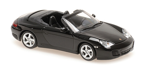 PORSCHE 911 4S CABRIOLET – 2003 – BLACK 1:43 model
