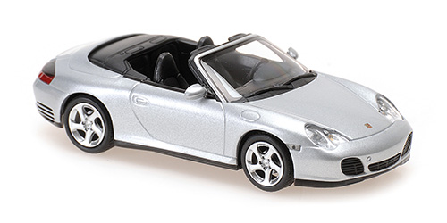 PORSCHE 911 4S CABRIOLET – 2003 – SILVER 1:43 model