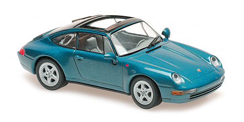 PORSCHE 911 TARGA – 1995 – BLUE 1:43 model