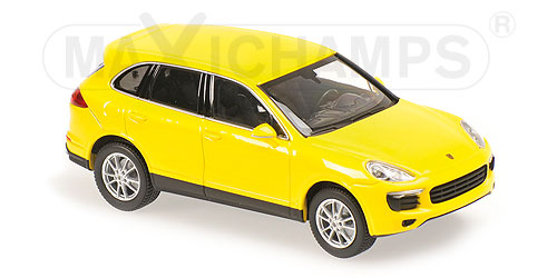 PORSCHE CAYENNE – 2014 – YELLOW 1:43 model
