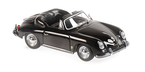 PORSCHE 356 A CABRIOLET – 1956 – BLACK 1:43 model
