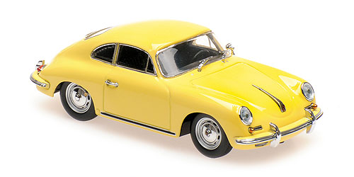 PORSCHE 356 B COUPE – 1961 – YELLOW 1:43 model