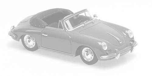 PORSCHE 356 B CABRIOLET – 1960 – SILVER 1:43 model
