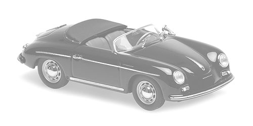 PORSCHE 356 A SPEEDSTER – 1956 – BLUE METALLIC 1:43 model