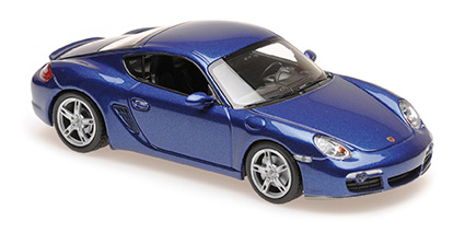 PORSCHE CAYMAN S – 2005 – BLUE METALLIC 1:43 model
