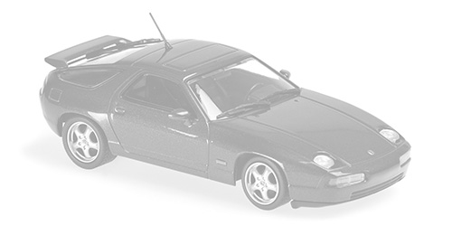 PORSCHE 928 GTS – 1991 – SILVER METALLIC 1:43 model