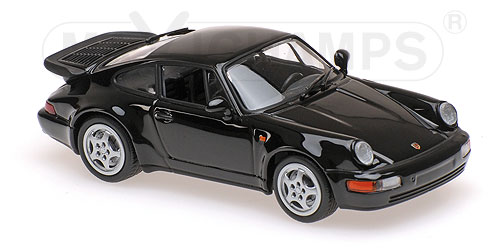 PORSCHE 911 TURBO (964) – 1990 – BLACK 1:43 model