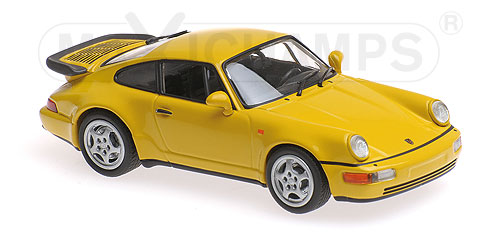 PORSCHE 911 TURBO (964) – 1990 – YELLOW 1:43 model