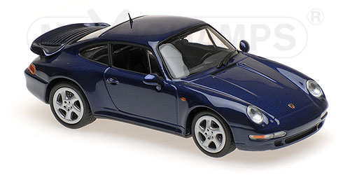 PORSCHE 911 TURBO S (993) – 1997 – BLUE METALLIC 1:43 model