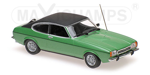 FORD CAPRI II – 1974 – GREEN METALLIC 1:43 model