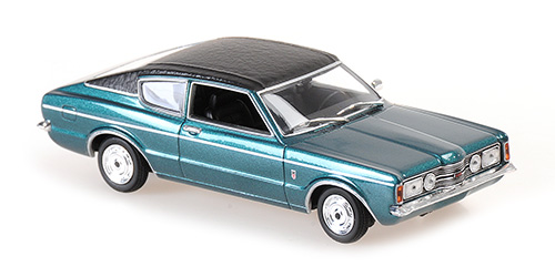 FORD TAUNUS COUPE – 1970 – GREEN METALLIC 1:43 model