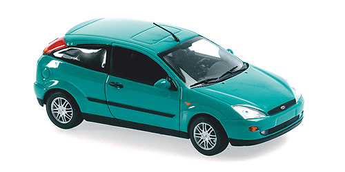 FORD FOCUS 2-DOOR – 1998 – GREEN METALLIC 1:43 model